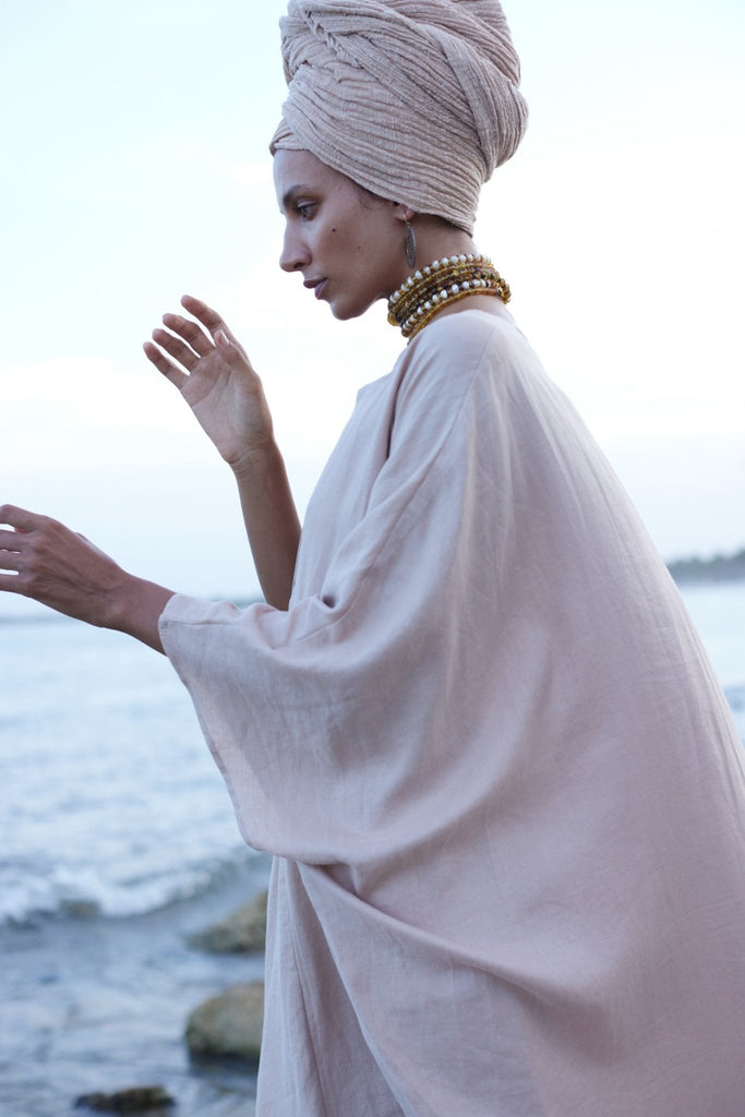 Blush Sanctuary Kaftan - YEVA WORLD