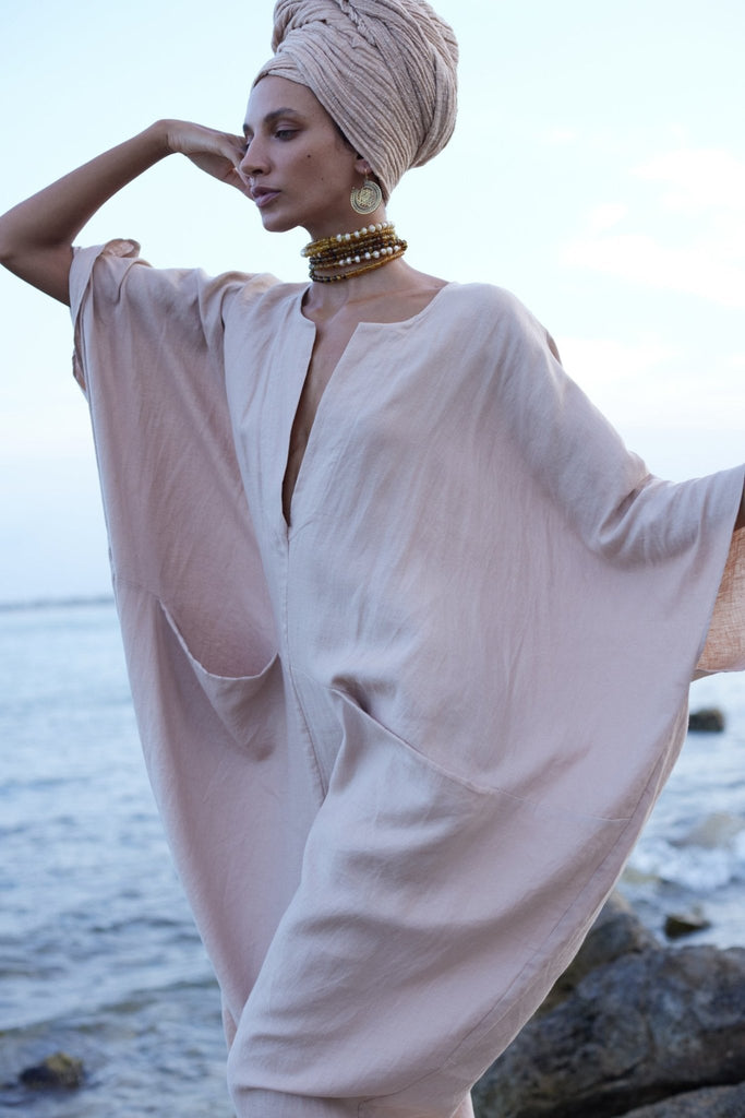 Blush Sanctuary Kaftan - YEVA WORLD