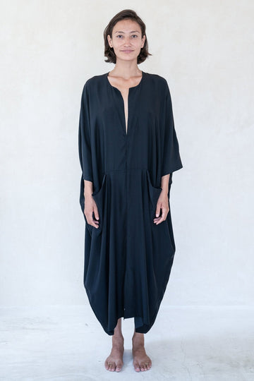 Dark Moon Sanctuary Peace Silk Kaftan - YEVA WORLD