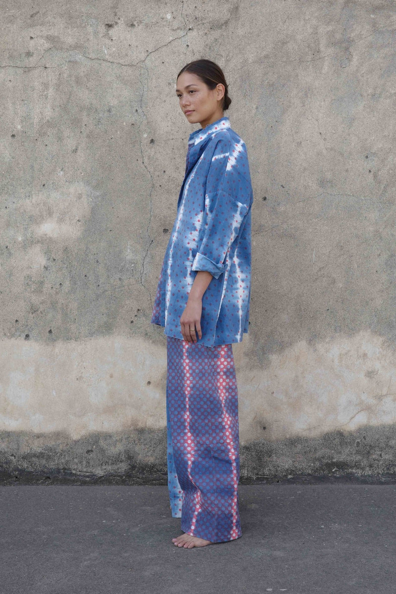 Dots Block Printed Cotton Set - YEVA WORLD