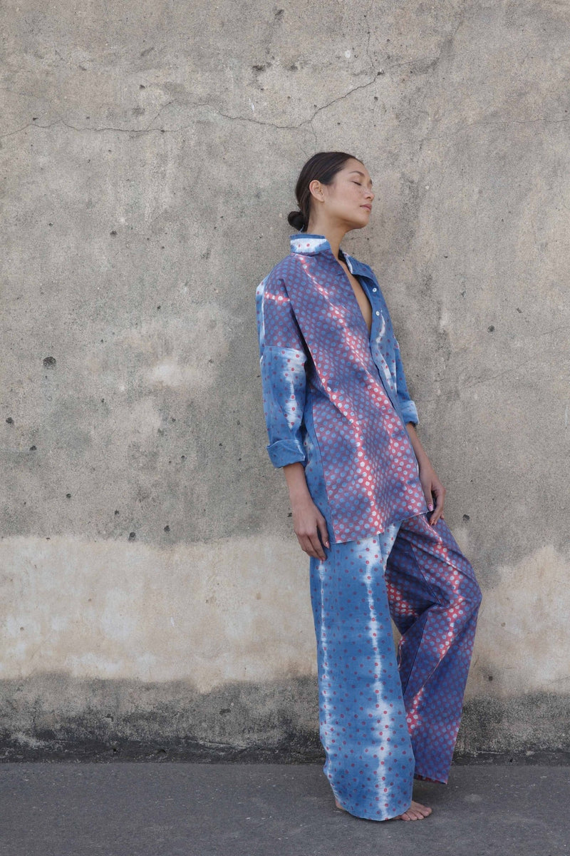 Dots Block Printed Cotton Set - YEVA WORLD