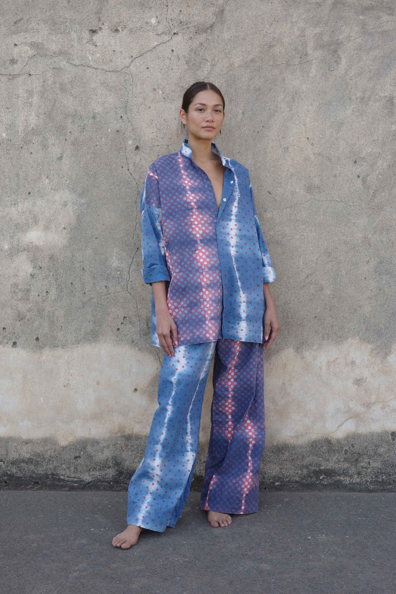 Dots Block Printed Cotton Set - YEVA WORLD