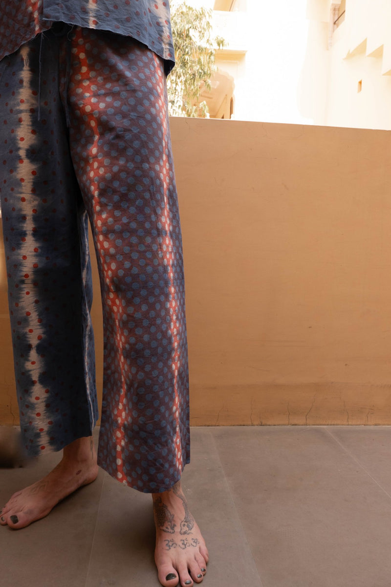 Dots Block Printed Cotton Set - YEVA WORLD