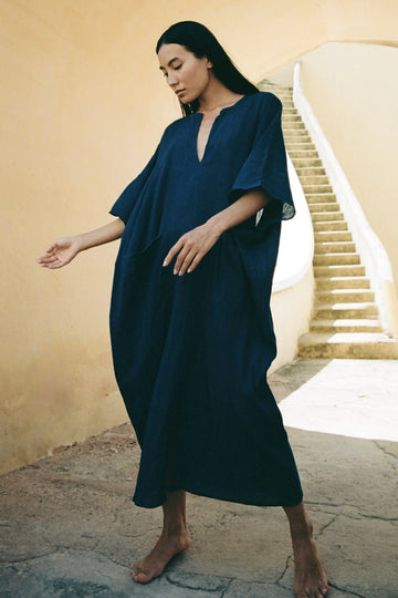 Everyday Sanctuary Cotton Kaftan - YEVA WORLD