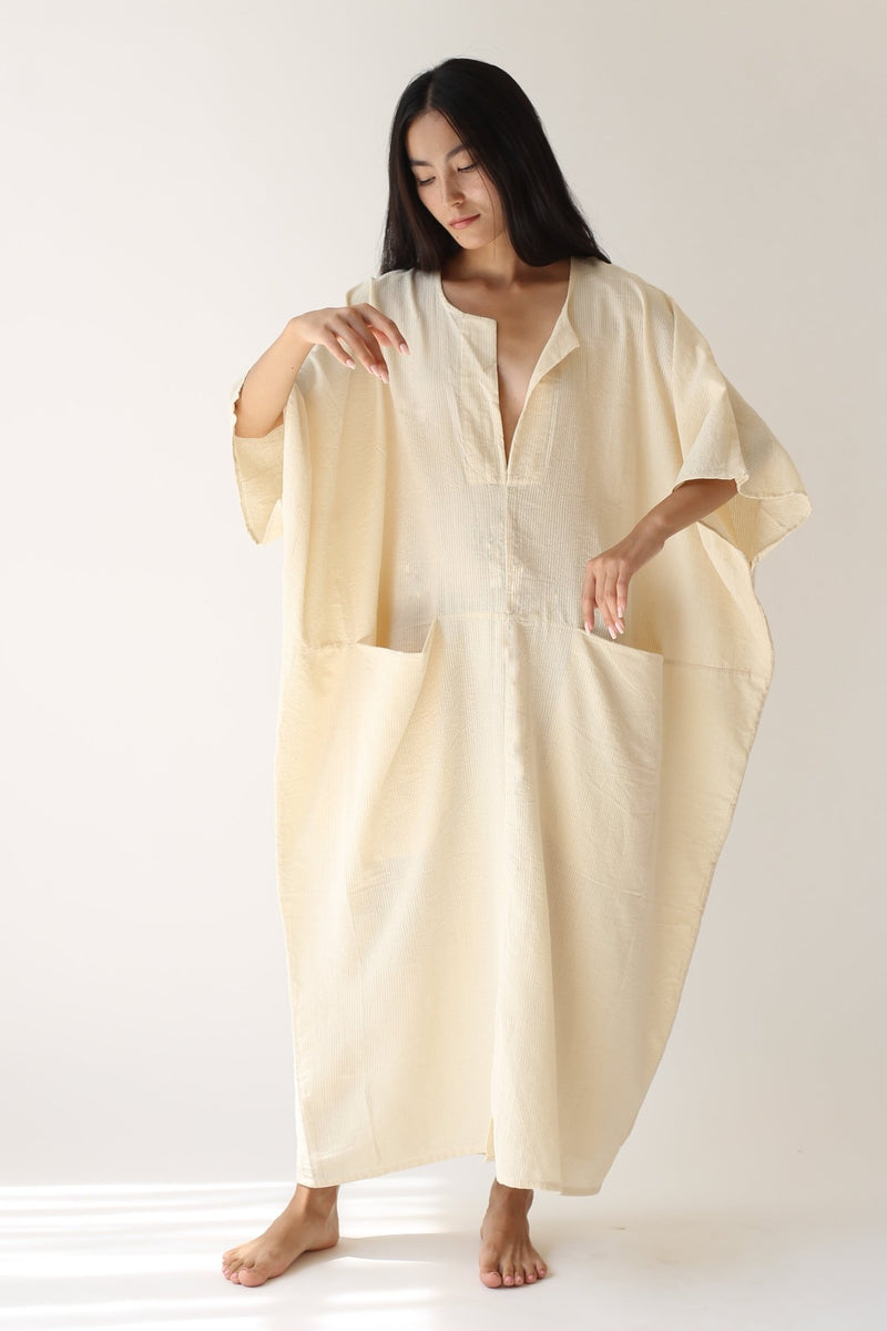 Fa Sanctuary Cotton Kaftan - YEVA WORLD