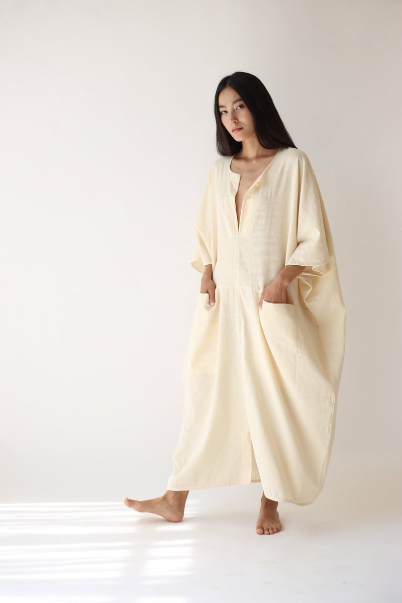 Fa Sanctuary Cotton Kaftan - YEVA WORLD