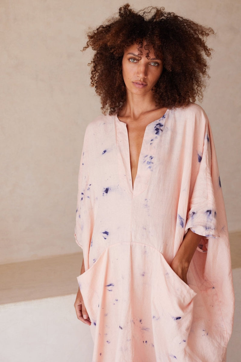 Hand Dyed Sanctuary Kaftan - YEVA WORLD