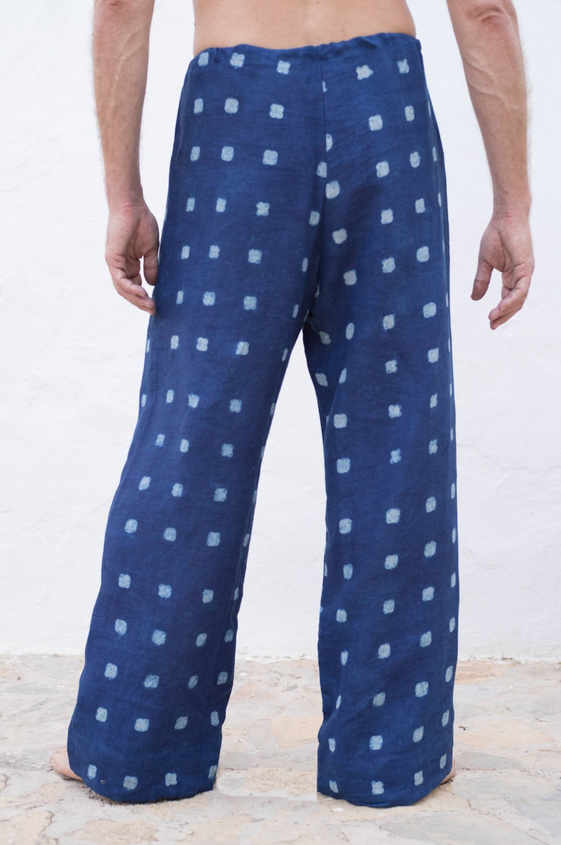 Indigo Mud - Print Linen Set - YEVA WORLD