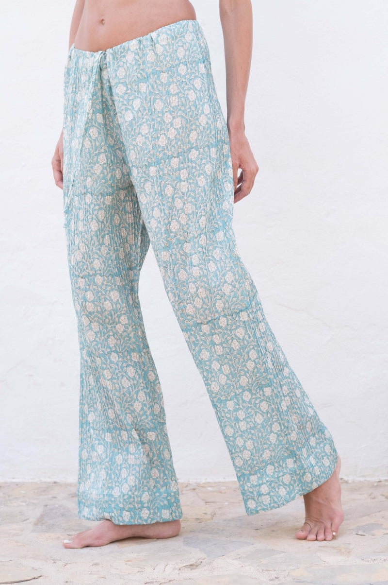 Ocean Plissé Cotton Set - YEVA WORLD