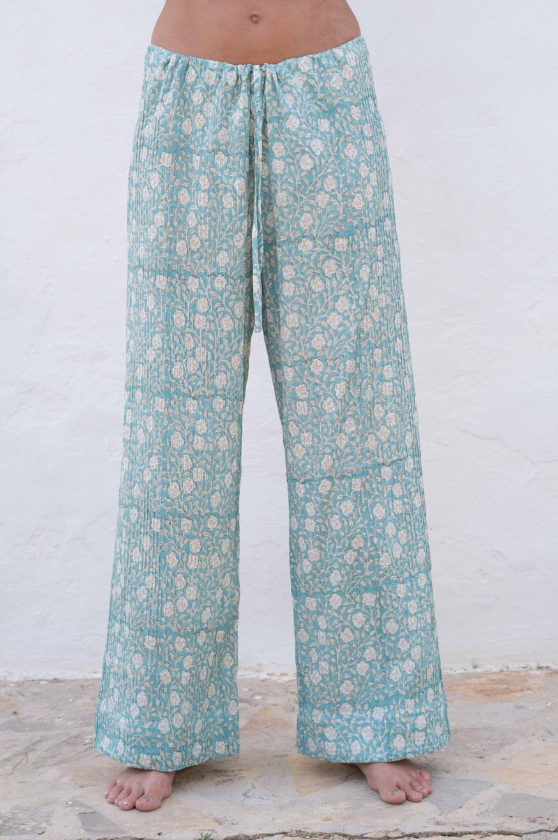 Ocean Plissé Cotton Set - YEVA WORLD