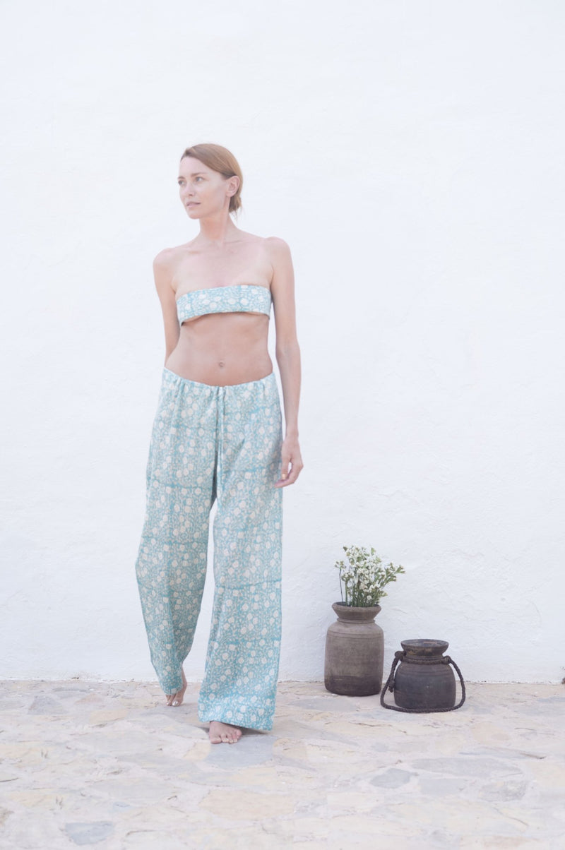 Ocean Plissé Cotton Set - YEVA WORLD