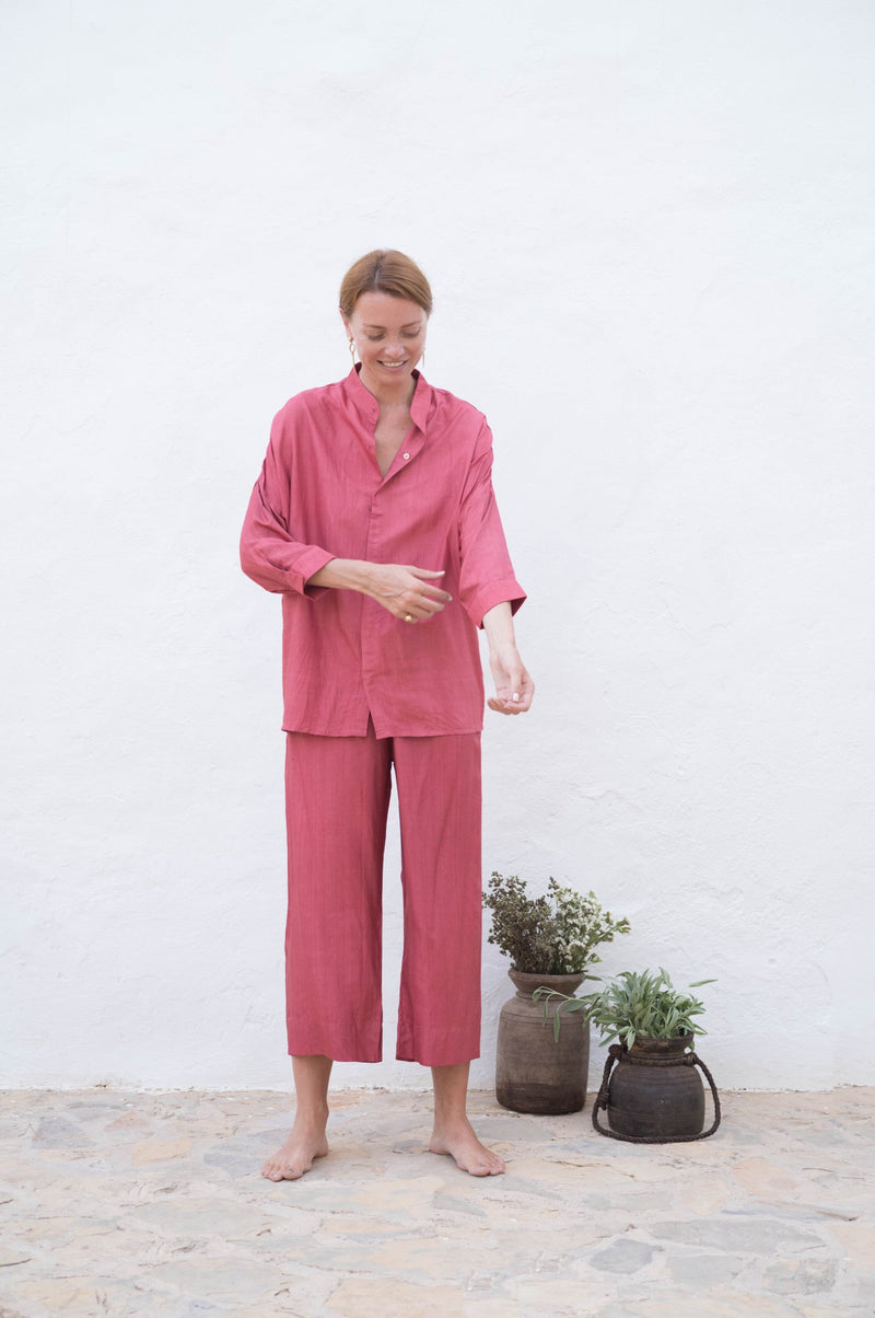 Raspberry Peace Silk Set - YEVA WORLD