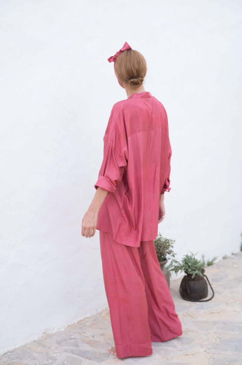 Raspberry Peace Silk Set - YEVA WORLD