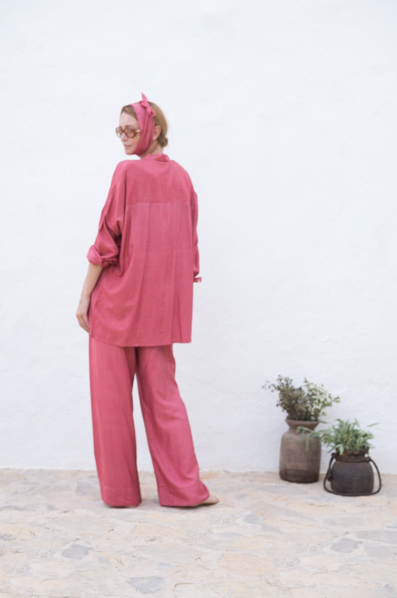 Raspberry Peace Silk Set - YEVA WORLD