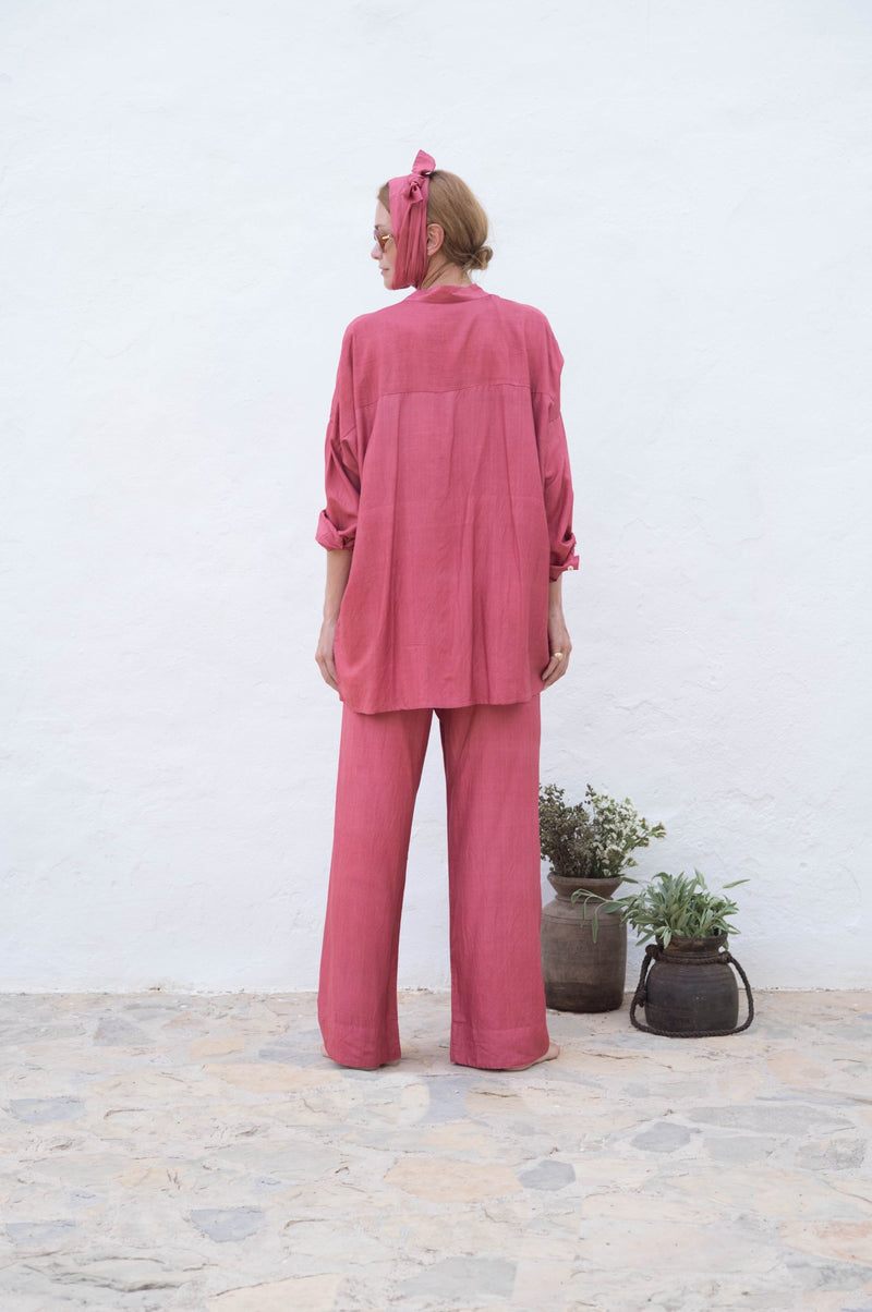 Raspberry Peace Silk Set - YEVA WORLD