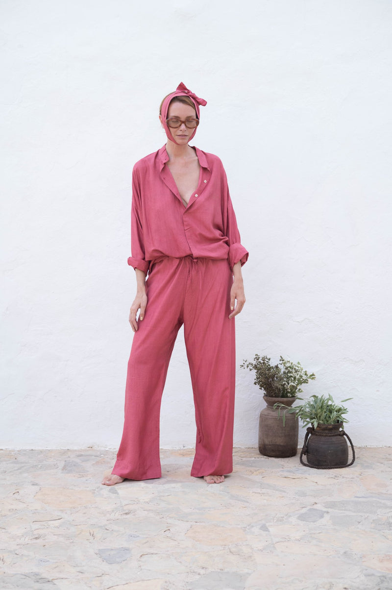 Raspberry Peace Silk Set - YEVA WORLD